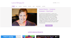 Desktop Screenshot of laurabergquist.com